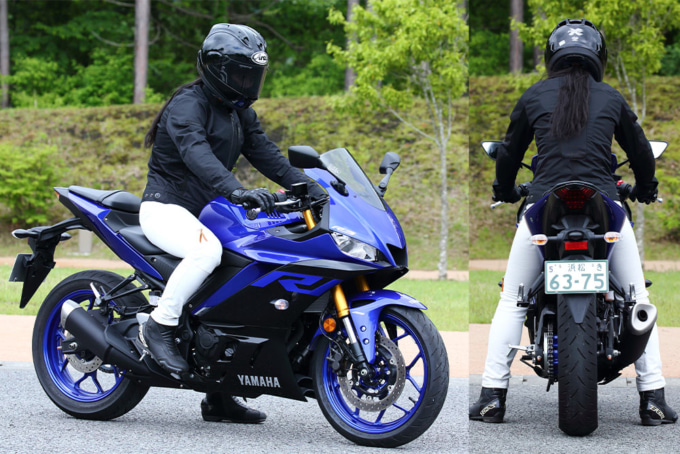 YAMAHA YZF-R3 ABS 足つき＆乗車ポジション