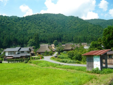 ツーリングスポットとしても人気の京都府美山町