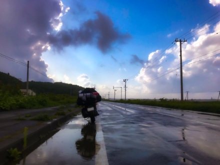 晩夏の雨あがり