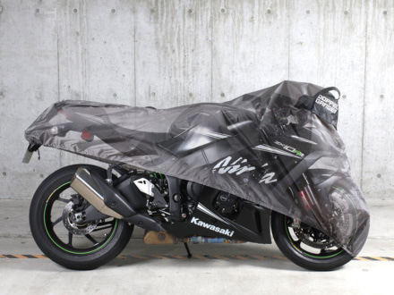 ドッペルギャンガー ツーリングハーフカバーをKAWASAKI ZX10RRに装着したイメージ