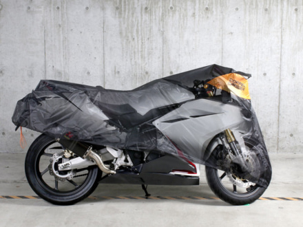 ドッペルギャンガー ツーリングハーフカバーをHONDA CBR250RRに装着したイメージ