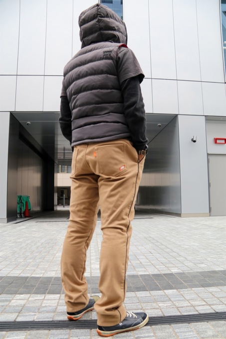 HYOD D3O® EASY RIDE SIDE LINE PANTS “WARM LAYERD”のリヤシルエット