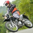 カワサキ KLX230で走行