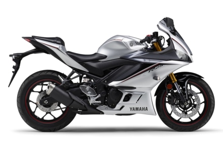 ヤマハ YZF-R25 ABS 2020年モデル（マットシルバー）右サイドビュー