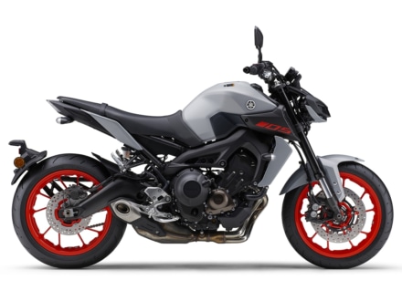 2020年モデル YAMAHA MT-09 ABS（マットライトグレー）右サイドビュー