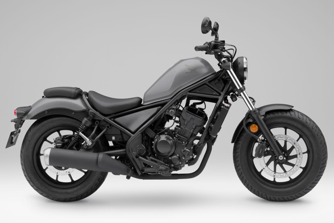 2020年モデル HONDA REBEL250（マットアーマードシルバーメタリック）左サイドビュー