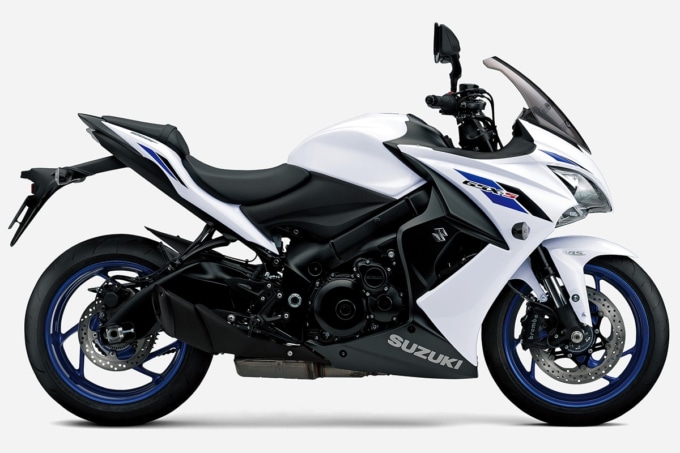 SUZUKI GSX-S1000F ABS（2020年モデル）パールグレッシャーホワイト サイドビュー