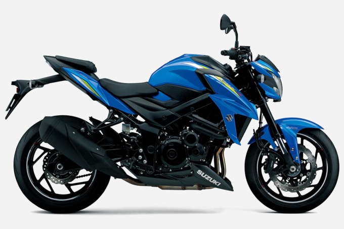 SUZUKI GSX-S750 ABS（2020年モデル）トリトンブルーメタリック サイドビュー