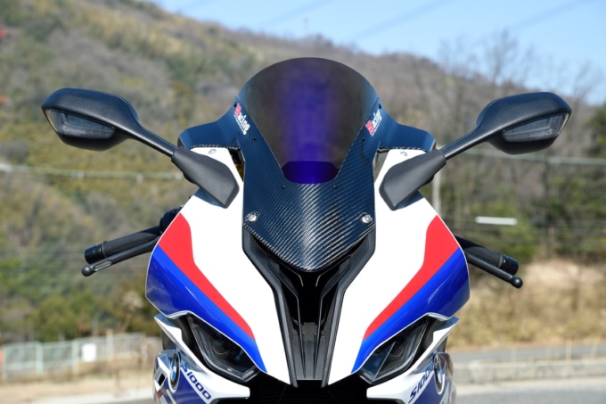 マジカルレーシング BMW S1000RR用カーボントリムスクリーン