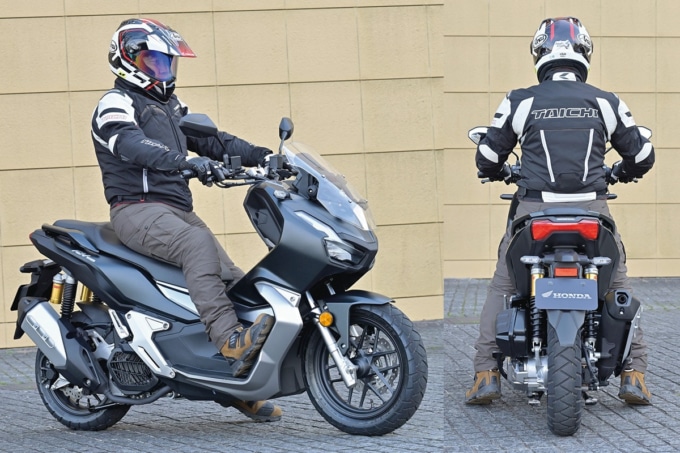 HONDA ADV150の足つき＆乗車ポジション