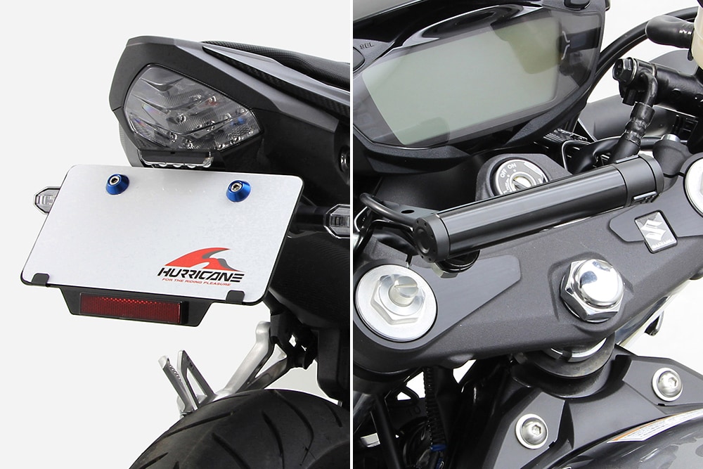 人気ミドルのSV650/XとCBR400Rにハリケーン製フェンダーレス
