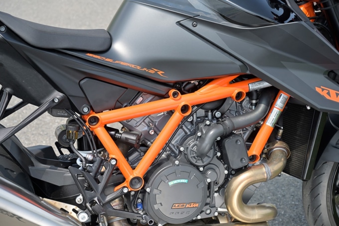 KTM 1290 SUPER DUKE R（2020年モデル）のフレーム