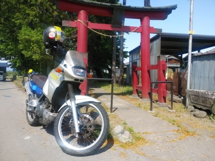 安土倍神社でアドベンチャー