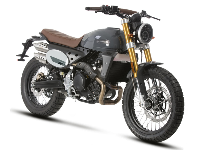 FANTIC CABALLERO SCRAMBLER500 Deluxe 7:3ビュー