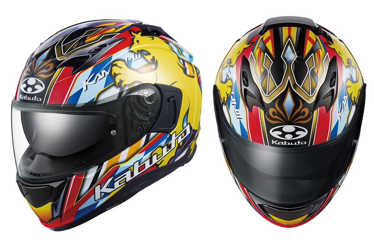 カブトのKAMUI-3に王者の風格漂うNEWグラフィックモデル“LEO”が登場 - バイクニュース - タンデムスタイル