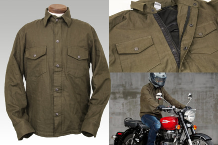 カジュアルテイストに耐久性と強度をプラスした一着 “RIDEZ MOTO SHIRTS with KEVLAR”