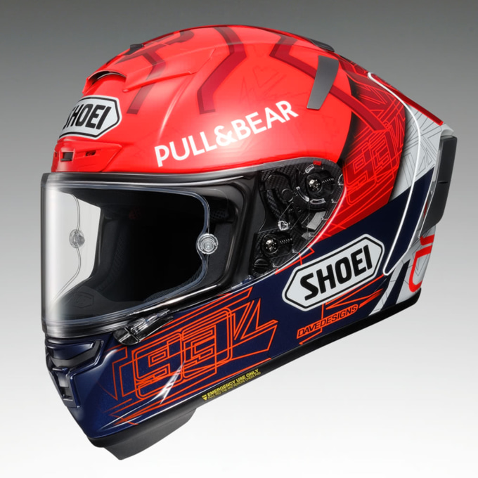 SHOEI X-Fourteen MARQUEZ6 前7:3ビュー