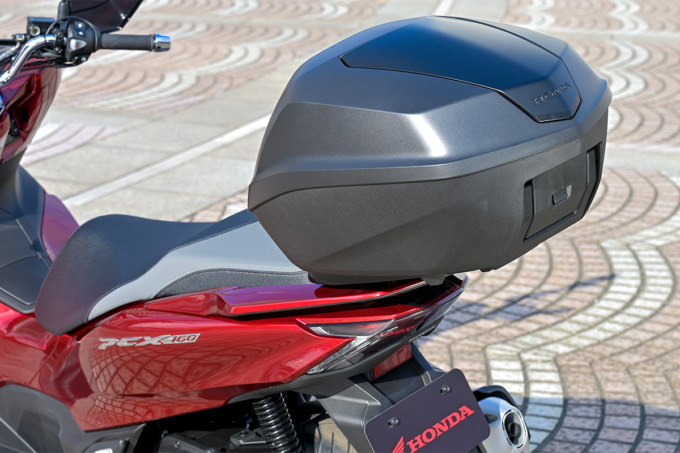 HONDA PCX（2021年モデル）純正アクセサリーのトップケース