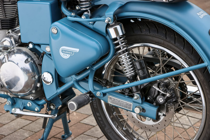 ROYAL ENFIELD Classic 500 リヤ足まわり