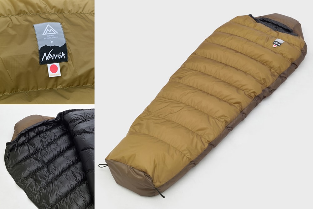 NANGAとデイトナのダブルネームシュラフ＆コンパクトなスリーピング
