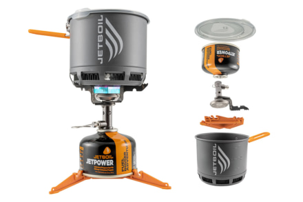 全部で200g!? バーナー＆クッカーがセットになった超軽量JETBOIL スタッシュがモンベルから登場！