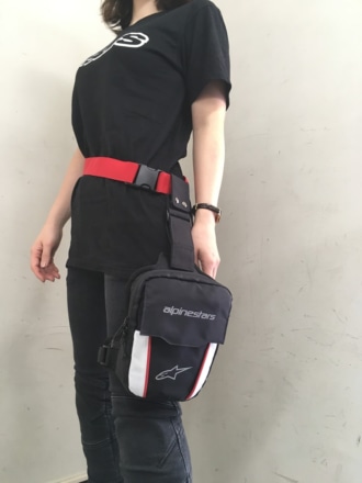 Alpinestars ACCESS THIGH BAG ブラックレッドホワイト