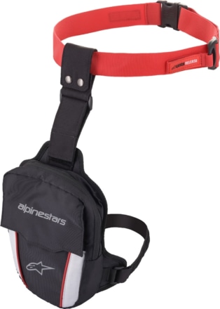 Alpinestars ACCESS THIGH BAG ブラックレッドホワイト