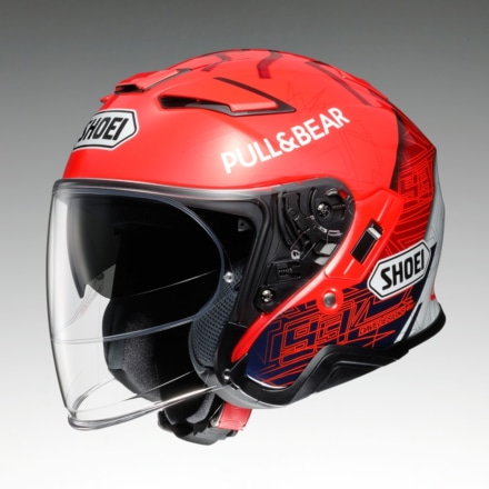 SHOEI マルケスレプリカのオープンフェイスヘルメット “J-CruiseⅡ MARQUEZ 6”