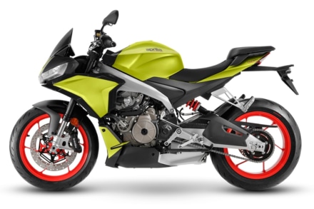 APRILIA TUONO660アシッドゴールド サイド