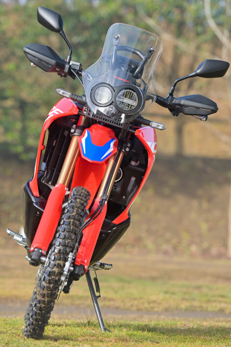 HONDA CRF250RALLY（2BK-MD47／2021年モデル）フロントビュー