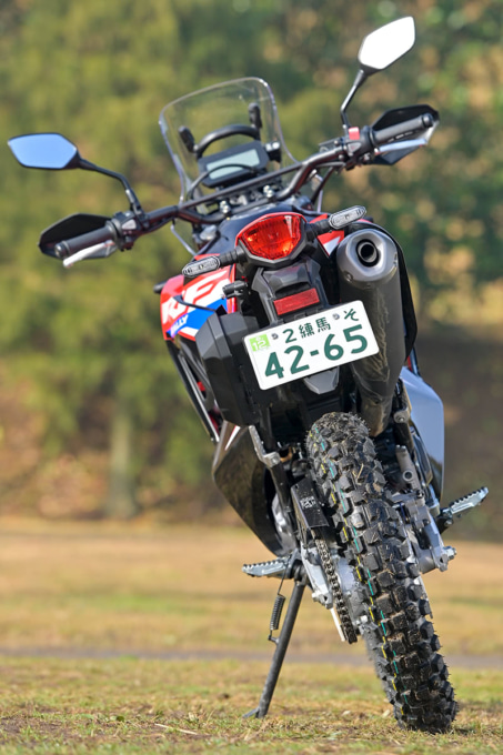 HONDA CRF250RALLY（2BK-MD47／2021年モデル）リヤビュー