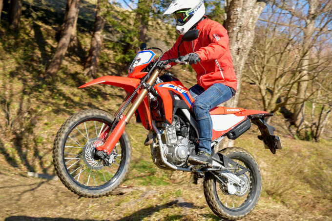 HONDA CRF250L （2BK-MD47／2021年モデル）ダート走行