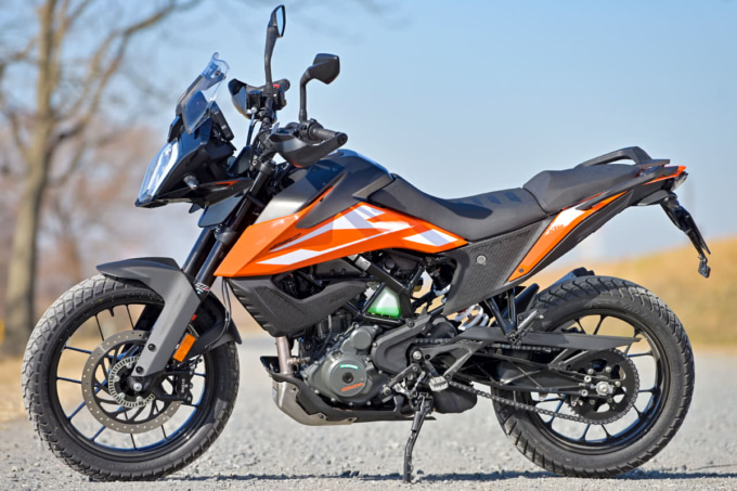 KTM 250ADVENTURE（2021年モデル）左サイドビュー