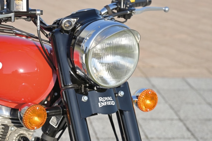 ROYAL ENFIELD CLASSIC500 丸型一眼ヘッドライト