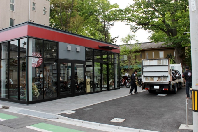 インディアンモーターサイクル埼玉 駐車スペース