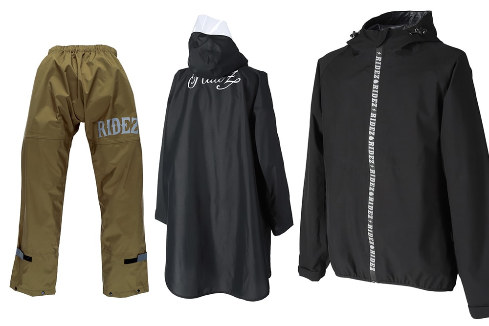 コンパクトで持ち運びに便利!RIDEZのレインウエア2種をご紹介