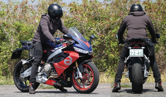 APRILIA RS660 足つき＆乗車ポジション