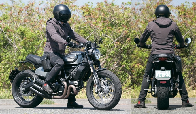 DUCATI SCRAMBLER NIGHTSHIFT 足つき＆乗車ポジション