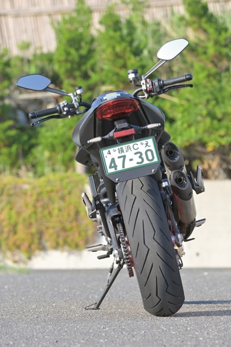 DUCATI MONSTER/+ 後ろ