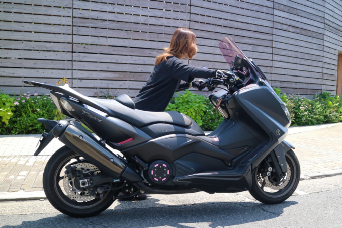 TMAX 530のアクスルシャフトをゼロポイントシャフトに交換