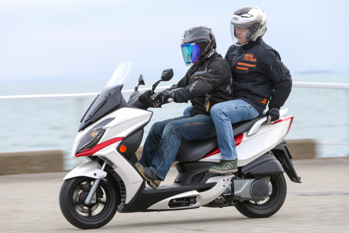 KYMCO G-DINK i タンデム走行