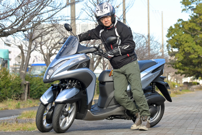 YAMAHA TRICITY125 取りまわし