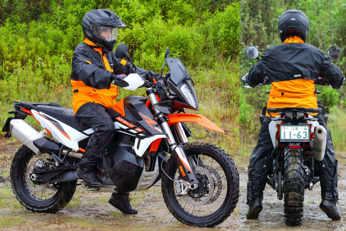 890 ADVENTURE R（2021年モデル）の足つき＆乗車ポジション