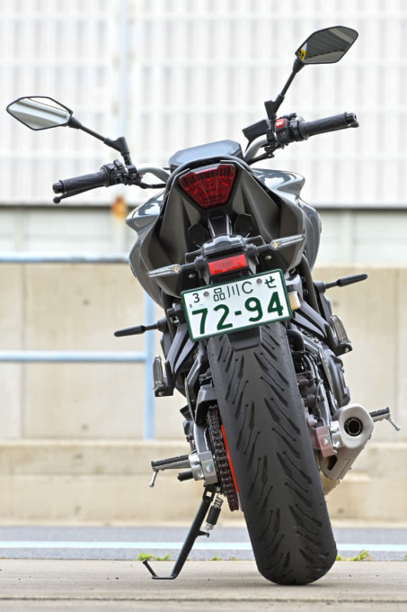 YAMAHA MT-07 ABS（2021年モデル）リヤビュー