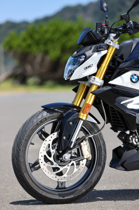 BMW G310R（2021年モデル）フロント足まわり