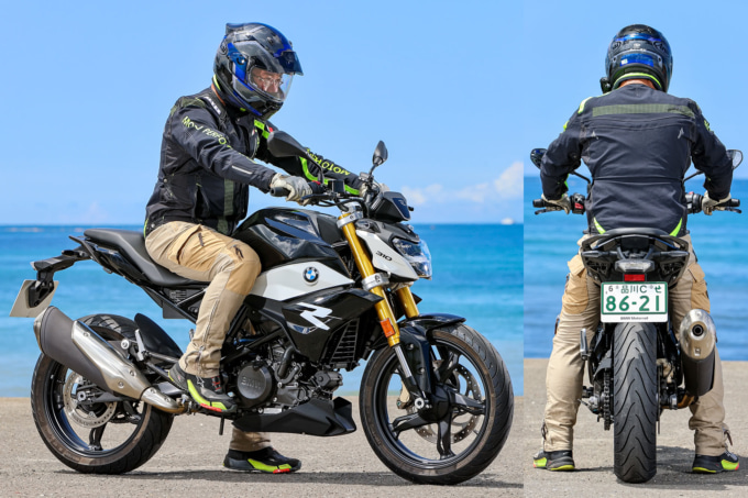 BMW G310R（2021年モデル）足つき＆乗車ポジション