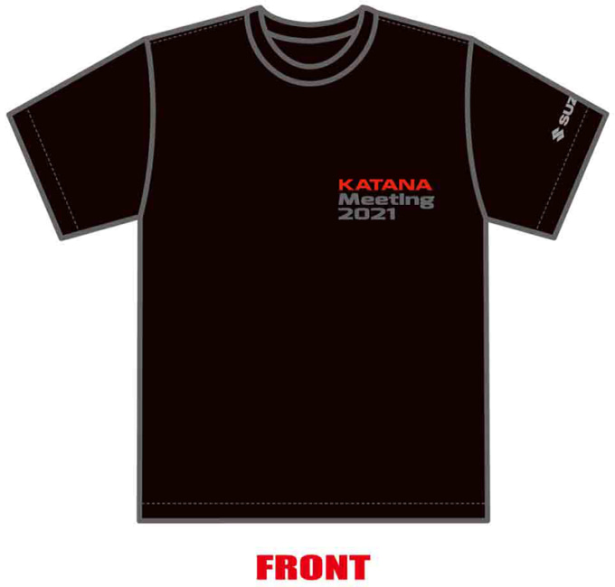 KATANAミーティング2021オリジナルTシャツ前