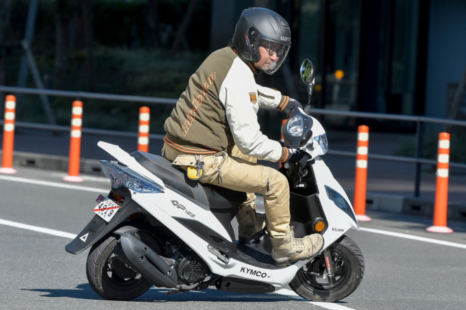 KYMCO GP125i VCBS Uターン