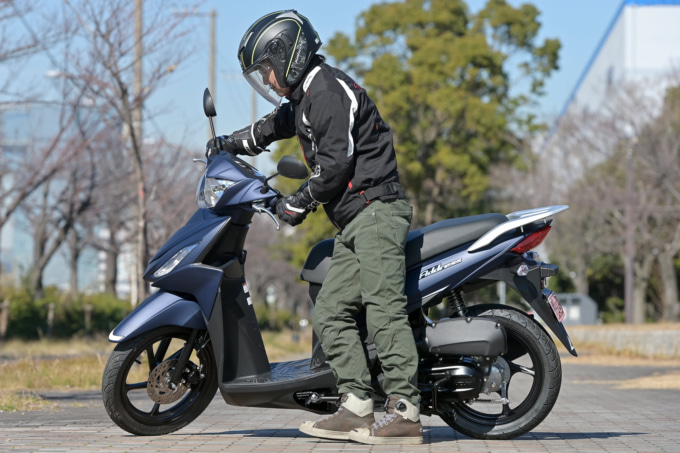 SUZUKI ADDRESS110 取りまわし