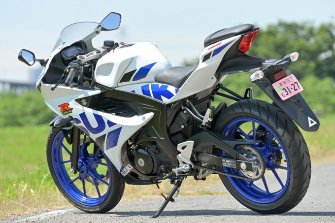 SUZUKI GSX-R125 左7:3ビュー